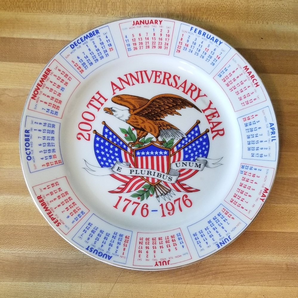 Bicentennial Collectable Plate